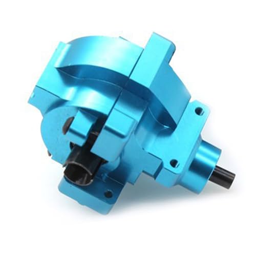 RC Drive Diff Gear Box for HSP 1/10 94107 94106 94123 94108 RC Front Rear Gearbox Assembly Aluminum Alloy Differential Upgrade Parts (Blue) - color: Blue