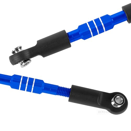Aluminum Turnbuckles Camber Links Upgrades Part for 1/10 Slash/Stampede/Rustler/Bandit 4x4 4WD VXL,Alloy Turnbuckles Camber Links Hops Up,Navy Blue - color: Navy Blue - (Upgrades)