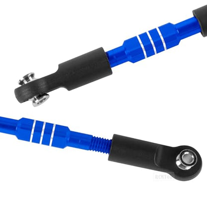 Aluminum Turnbuckles Camber Links Upgrades Part for 1/10 Slash/Stampede/Rustler/Bandit 4x4 4WD VXL,Alloy Turnbuckles Camber Links Hops Up,Navy Blue - color: Navy Blue - (Upgrades)