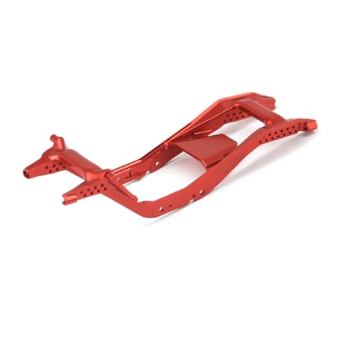 Aluminum Chassis Kit for Axial SCX30, 1/30 Scale RC Crawler Upgrade Parts, Black (Red) - color: Red