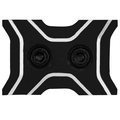 2Pcs Vgoohobby Universal Metal ESC Motor Cable Manager Wire Holder Fixed Clamps Buckle Compatible with 1/10 1/12 1/14 RC Crawler Car (Black)