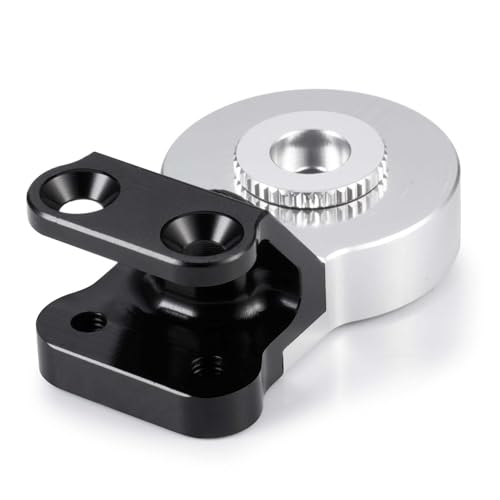 2-Pack Aluminum Servo Saver, Compatible with Arrma Gorgon | Built-in spring cushions impacts, extends servo gear lifespan, includes mounting screws, for 1/10 Fury RC vehicles