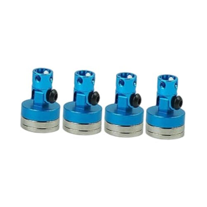 4 Pieces RC Body Post Metal Mount Column Shell Mount Model Car Accessory Vehicle Body Post Upgrade Suitable for RC Car Hobbies Repair, Blue - color: Blue