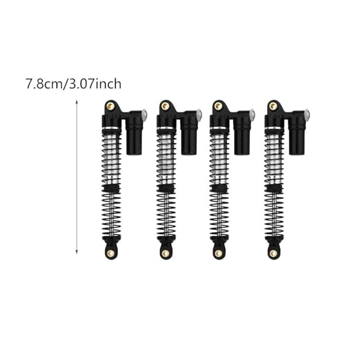 SM SunniMix Shock Absorber Oil Damper Riding Accessories Sturdy Coil Spring Replacement 1/18 RC Crawler for TRX4M Go Kart Road Bike Quads