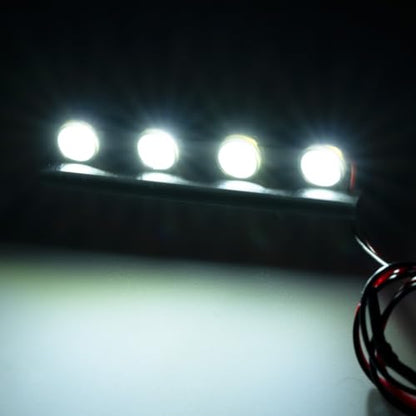 RCHUBAM RC LED Roof Lights for TRX4M K10 F150 1/18 Crawler Car Upgrade Part | White Roof Lights,RC Ligths Replacement Accessories - style: Roof Lights
