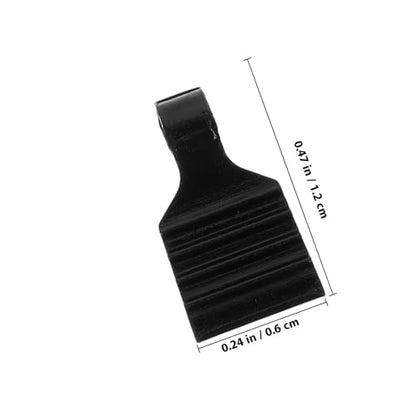 Rc Car Body Clips with Pull Tabs 1/24 Aluminum Alloy Shell Clips Set for Rc Truck Accessories Prevent Rotation Pins Black Replacement