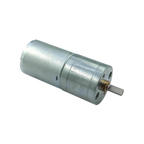 1pc 25GA-370 Mini 25mm Full Metal Gearbox Gear Motor 3V 6V 9V 12V 210RPM Slow Speed Large D Shaft DIY Robot Car Toy Model