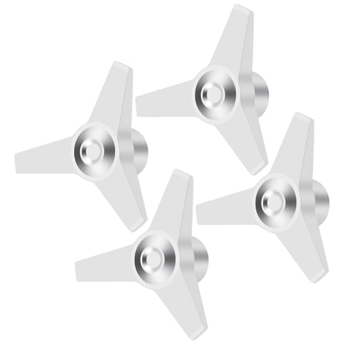 Anodized Aluminum Locknut Wheel Locking Nuts‌ Anti-Loose Nuts RC Truck Wheel Nut Set for 1/10 Scale Tamiya Clod Buster 4×4×4 RC Off-Road Car Truck Upgrades (Silver) - color: Silver
