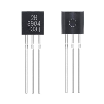 2N3904 Transistors Silicon NPN General Purpose Amplifier Transistor TO-92 60V 200mA (Pack of 200pcs) - style: 2N3904