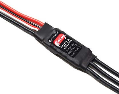FLYCOLOR 30A Brushless ESC 2-4S with 5V 1A BEC for RC F450 Airplane Durable Quadcopter Helicopter