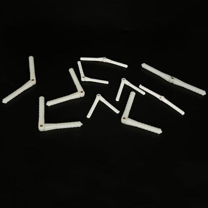 10PCS RC Airplane Plastic Pin Hinge for RC Plane Helicopter Aircraft DIY Model Plane Fix Wing Parts (2.5x48mm/4.5x67mm) - style: 2.5x48mm/4.5x67mm