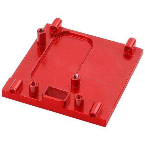 Metal Motor Mount Holder Bracket Fixed Seat Compatible with 2024 New MN99S MN98 V2 Version 1/12 RC Car (Red) - color: Red