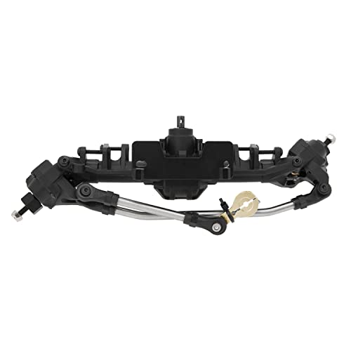 MEUS RACING SCX10 Axles Front & Rear Portal Axles for Axial SCX10 SCX10 II 1/10 RC Crawler Upgrade Pasrts, Nylon Axles with Steel Gears and Metal Bearings (Black) - color: Black