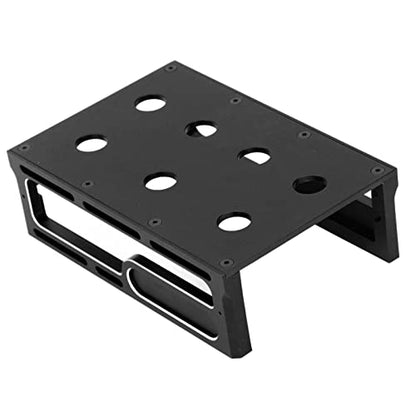 RC Car Work Stand Wear Aluminum Alloy RC Car Repair Workstation for 1/8 for 1/10 RC Truck Scales (Black) 1/10 Rc Car Stand