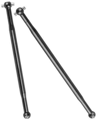 RC Steel Center CVD Dogbone Upgrades Part for 1/7 Big Rock 6S BLX/Fireteam 6S BLX/Mojave 6S BLX,Front Rear Centor Driveshaft Axles Dogbone,Replace #ARA310952#ARA310460,Black
