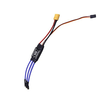 30A Brushless ESC Brushless Motor Controller for RC Car Drone Helicopter Modeling Accessories -XT60