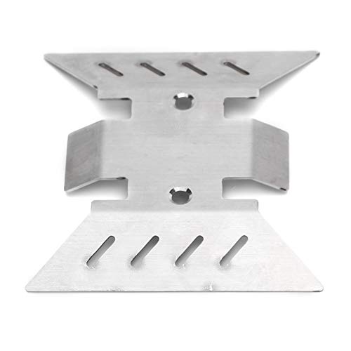 Stainless Steel Chassis Armor RC Skid Plate with 8mm Connector for AXIAL SCX10 III AXI03007 RC RC Crawler Car Upgrade