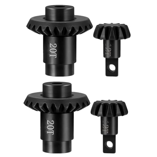 12/20T Overdrive Steel Axle Gear Set for 1/24 FMS FCX24 FCX18 | RC Crawler Upgrade Parts - size: 12/20T*2