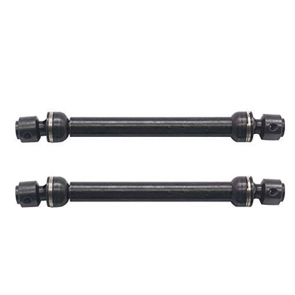 2Pack ShareGoo Universal Steel Centre Drive Shaft Dogbone Compatible with Tamiya CC01 Axial SCX10 D90 HSP 94180 Redcat 1/10 RC Crawler Car (112-152mm)
