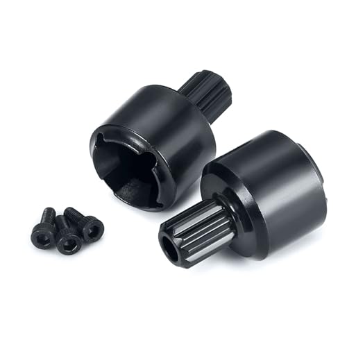 RC Car Differential Cup for X-Maxx 8S 77086-4 for Buggy 1/5 1Pair Metal Diff Drive Cup RC Trucks Car Upgrade Parts Model Accessories Modified Crawlers(Double) - size: Double