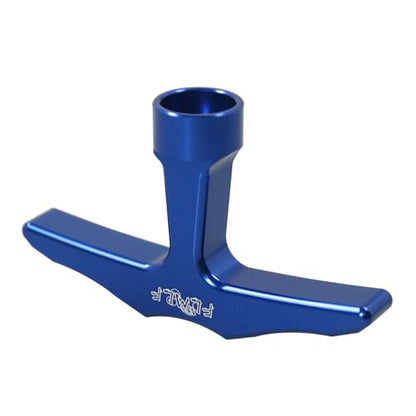 Alloy CNC Pull Starter Handle for Zenoah CY Rovan TSRC Engine (Blue) | for 1/5 Hpi Rofun Km Baja Lois 5ive-T FG GoPed Redcat Rc Car Parts - color: Blue
