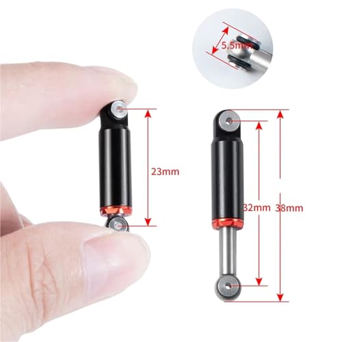 RC Car Assortment for Axial for SCX24 1/24 RC Crawler Car Upgrade Parts 4PCS Shock Absorber Damper 32mm Internal for Spring