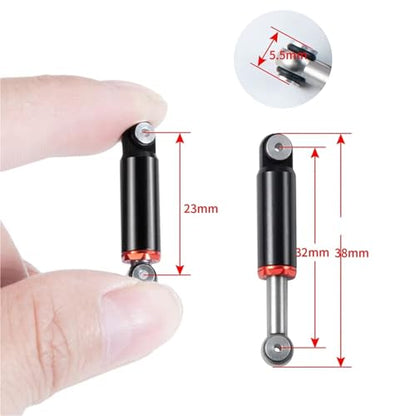 RC Car Assortment for Axial for SCX24 1/24 RC Crawler Car Upgrade Parts 4PCS Shock Absorber Damper 32mm Internal for Spring