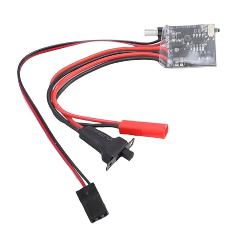 Mini Brushed ESC, 30A Speed Regulator, Brake Compatible Motor Controller for N20, N030, N050 Motors, Ideal for 1/16, 1/18, /24 RC Cars