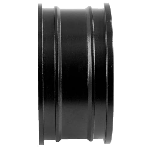 REDSPIDER • Aluminum 1/10 RC Drift Wheels 12mm Hex for 1:10 Rally Racing Car Tires Tamiya TT01 TT02 XV01 TA06 A959 PTG2 HPI KYOSHO HSP PTG2 Touring Street Tyres 4pcs (Black) - color: Black