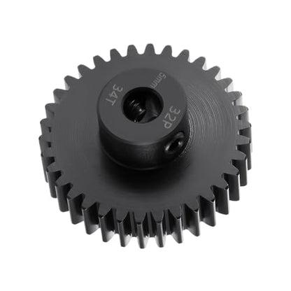 Steel 32P 5mm Pinion Gear 34T Motor Gears for 1/10 1/8 RC Car Parts - size: 34T