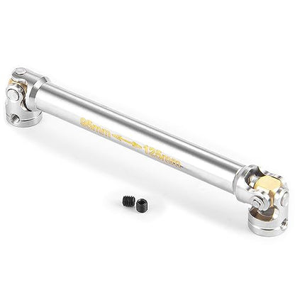 RC-Hub 1Pcs RC Driveshafts Metal Drive Shaft 45-50/47-57/55-67/60-80mm for 1:14 Tamiya Trailer Tractor Truck RC Crawler Car (95mm-125mm) - size: 95mm-125mm