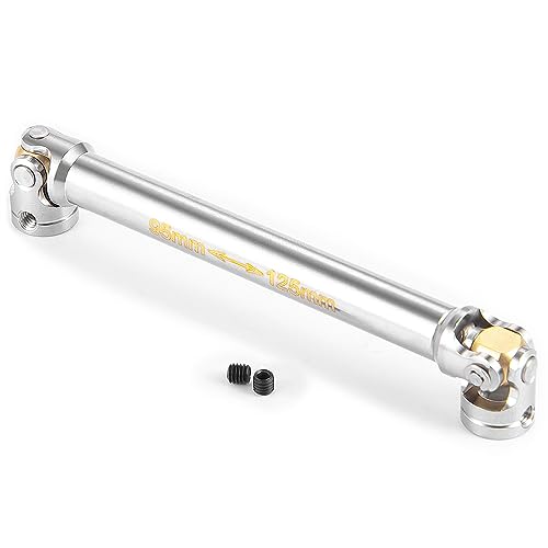 RC-Hub 1Pcs RC Driveshafts Metal Drive Shaft 45-50/47-57/55-67/60-80mm for 1:14 Tamiya Trailer Tractor Truck RC Crawler Car (95mm-125mm) - size: 95mm-125mm