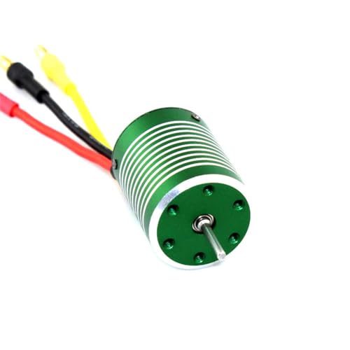 2445 3800KV Brushless Motor Shaft Diameter 3.175MM for 1/14 1/16 Scale On-Road Buggy Monster RC Car - size: 3800KV
