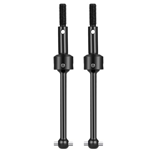 Hard Steel Universal Front & Rear Axle Drive Shaft CVD Set Dogbone Joint Compatible with Tamiya TT02 1/10 RC On Road Touring Car Upgrades
