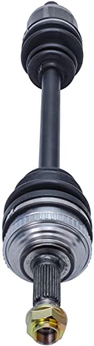 Detroit Axle - Front 2pc CV Axles for 99-02 Honda Accord, 01-03 Acura CL | 99-03 TL, 2 CV Axles Assembly 1999 2000 2001 2002 2003 Replacement - size: 2X3701232/Pair