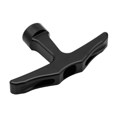 Alloy CNC Pull Starter Handle for Zenoah CY Rovan TSRC Engine (Black) | for 1/5 Hpi Rofun Km Baja Lois 5ive-T FG GoPed Redcat Rc Car Parts - color: Black