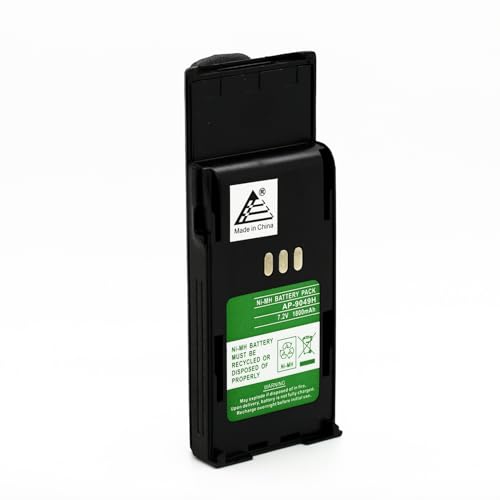 ExpertPower® 7.2V 1800mAh NiMH Battery for Motorola HNN9049, HNN9050, HNN9051 | Compatible with Radius P1225, P1225LS | High-Capacity Rechargeable Two-Way Radio Battery - size: HNN-9049