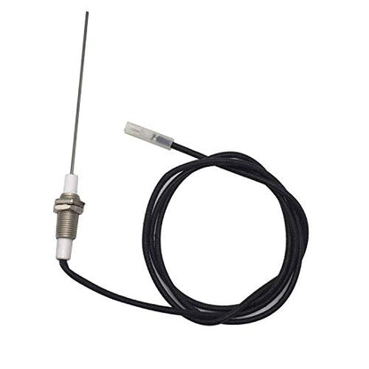 MENSI Gas Grill Stove Ignition Electrode Spark Plug 36" with High Temperature Resistance Leads DIY Igniter Sparker Pack of 2 - size: 36" Flat terminal