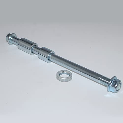 Mokuo 12mm 220mm Front Rear Axle with Bushing 5mm 20mm 30mm Fit for Pit Dirt Bike Moped Scooter QUAD ATV Mini Bike Parts - size: 12-220