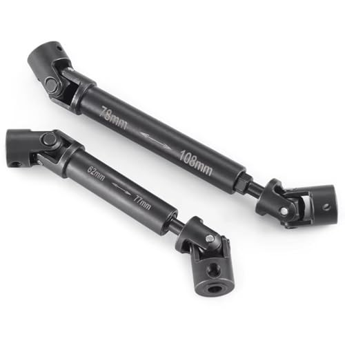 For Axial UTB18 For Capra 1/18 RC Car For Buggy Truck Model Upgrade Accessories Parts 2Pcs Steel Transmission Drive Shaft Joint RC Car Transmission Shaft