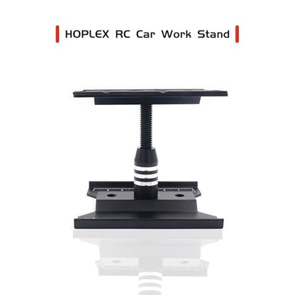 RC Car Work Stand, 360° Rotating Repair Tool Holder for 1/16 1/18 1/24 Scale Remote Control Trucks, Crawlers, Buggies(Black)