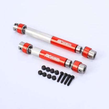 RCAWD Second Version TRX4M Center CVD Driveshaft for 1/18 TRX4M Drive Shaft Series Upgrades Part Red - color: Red