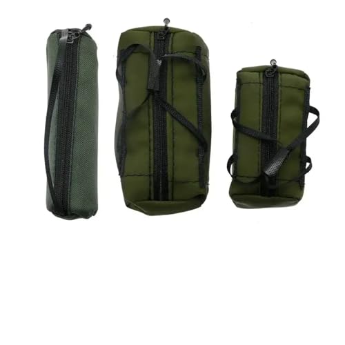 3PCS Simulation Storage Bag Set Compatible with 1/8 1/10 RC Crawler Cars Including, and Models(Green) - color: Green