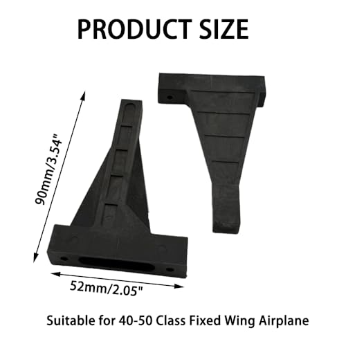 RC Airplane Fixed Wing Airplane Engine Mount for Model Aircraft Helicopter Fixed Wing Parts (52x90mm Suit for 40-50 Class) - style: 52x90mm Suit for 40-50 Class