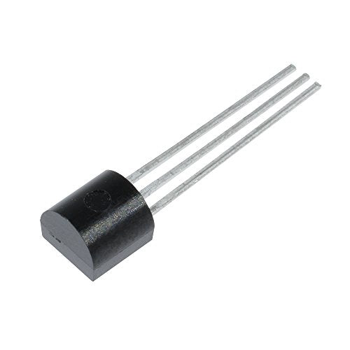 10pcs DS18B20 18B20 TO-92 3 Pins Wire Digital Thermometer Temperature IC Sensor - color: Black