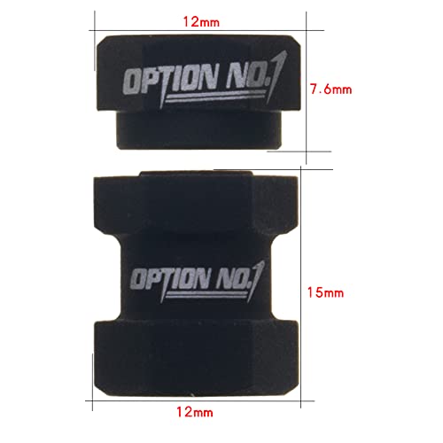 Aluminum 12mm Tire HEX Adapter Locking Hub for 1/10 Tamiya Grasshopper/Hornet/Frog/Wild One/Grasshopper 2 RC Car Parts