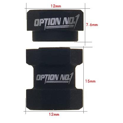 Aluminum 12mm Tire HEX Adapter Locking Hub for 1/10 Tamiya Grasshopper/Hornet/Frog/Wild One/Grasshopper 2 RC Car Parts