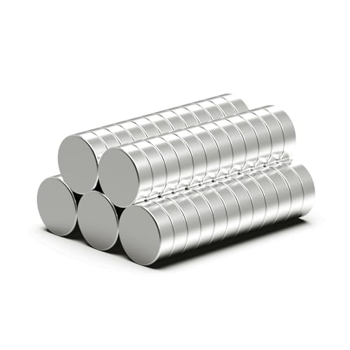 Rare Earth Magnets, Neodymium, Industrial, 60PCS Silver Rectangular, 0.39x0.12 Inch - color: Silver, size: 0.39inch 60PCS
