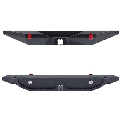 DJX Aluminum SCX30 Front & Rear Bumper w/Red Tow Hook for 1/30 Axial SCX30 Jeep Wrangler JLU Upgrades