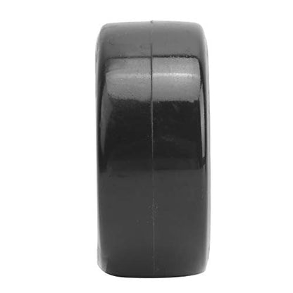 RC Wheel Rim Tire, Wear‑Resistant 63mm RC Hard Plastic Tyres for RC 1/10 On-Road Racing Car and Drift Car for WPL D12 1/10 RC Car